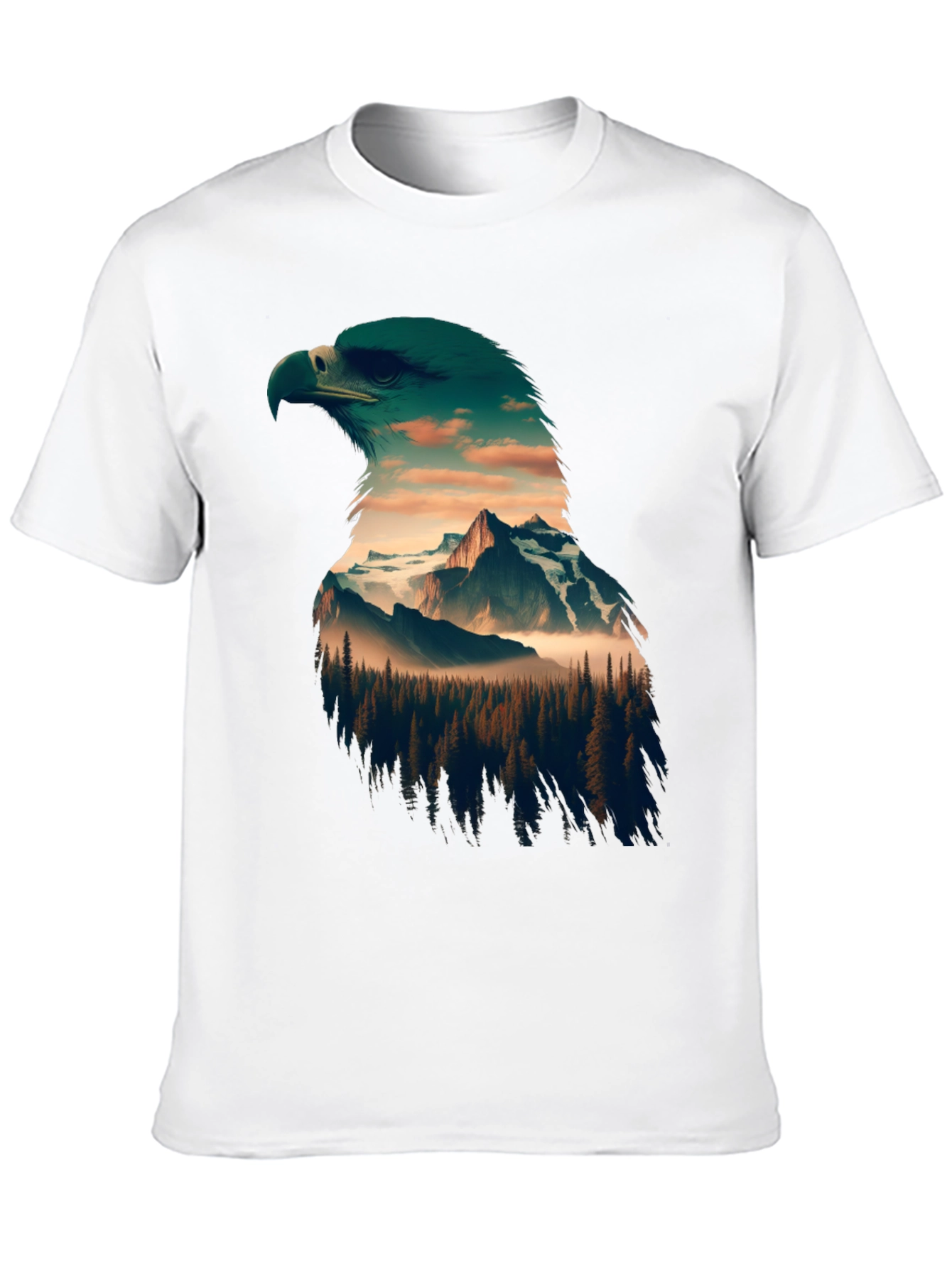 Eagle Mountain Print Black T-Shirt