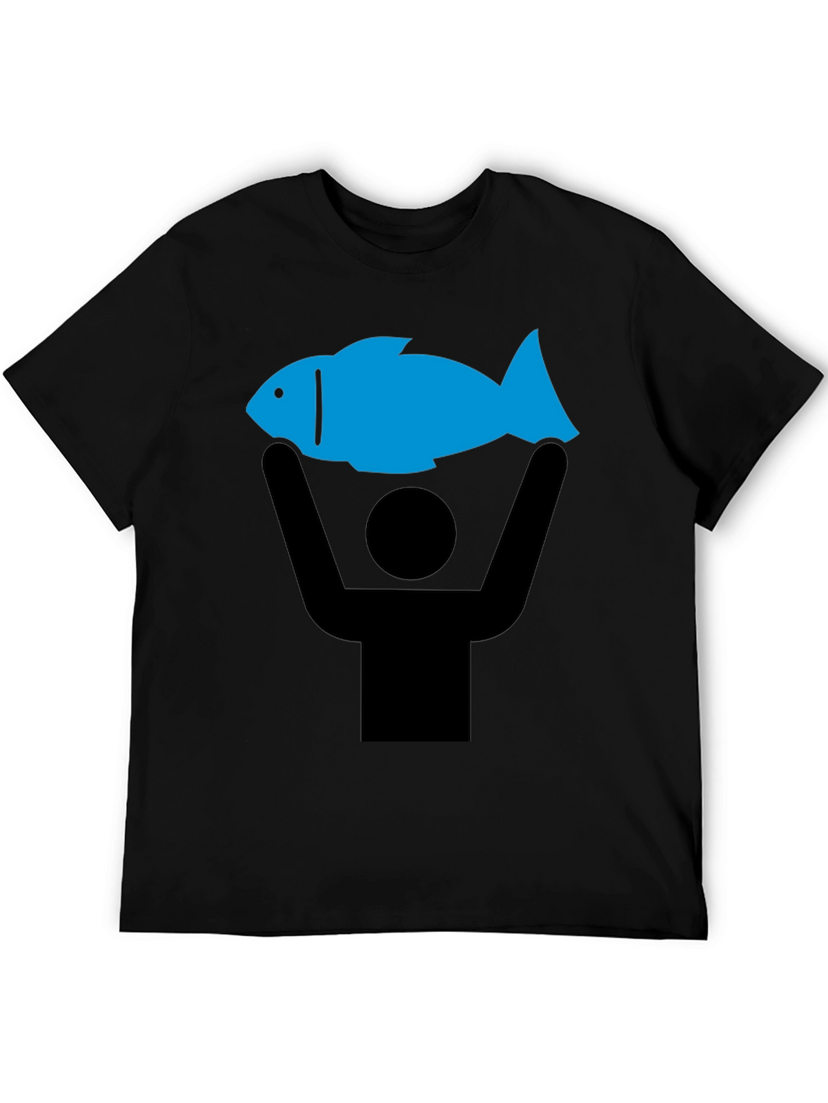 Graphic Tee: Fish Pictogram