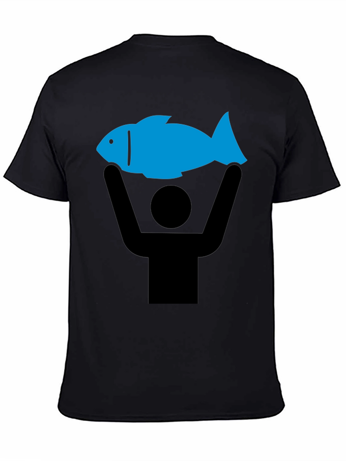 Graphic Tee: Fish Pictogram