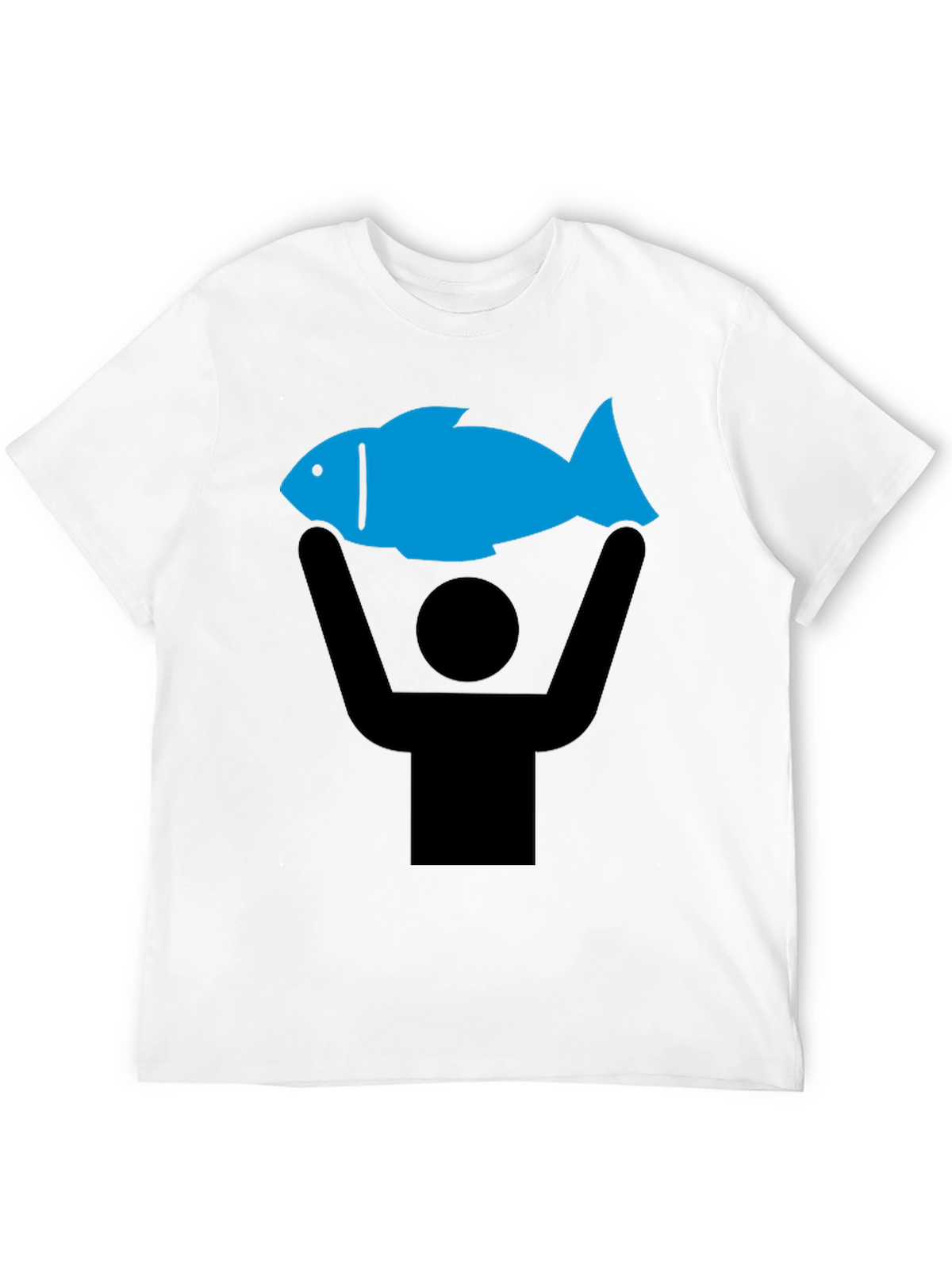 Graphic Tee: Fish Pictogram