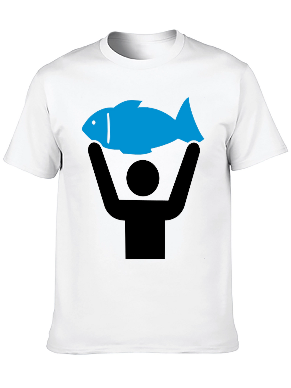 Graphic Tee: Fish Pictogram