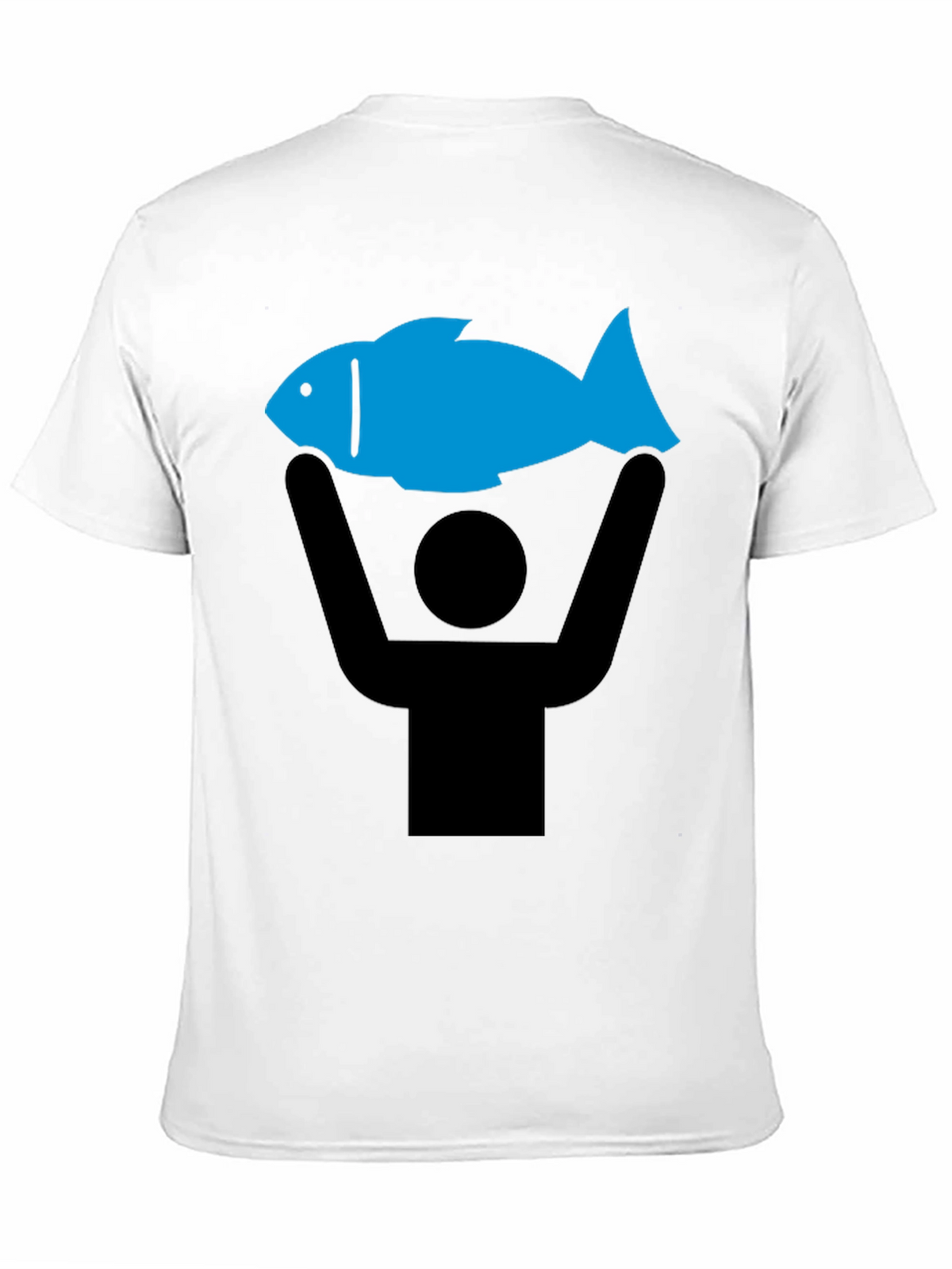 Graphic Tee: Fish Pictogram