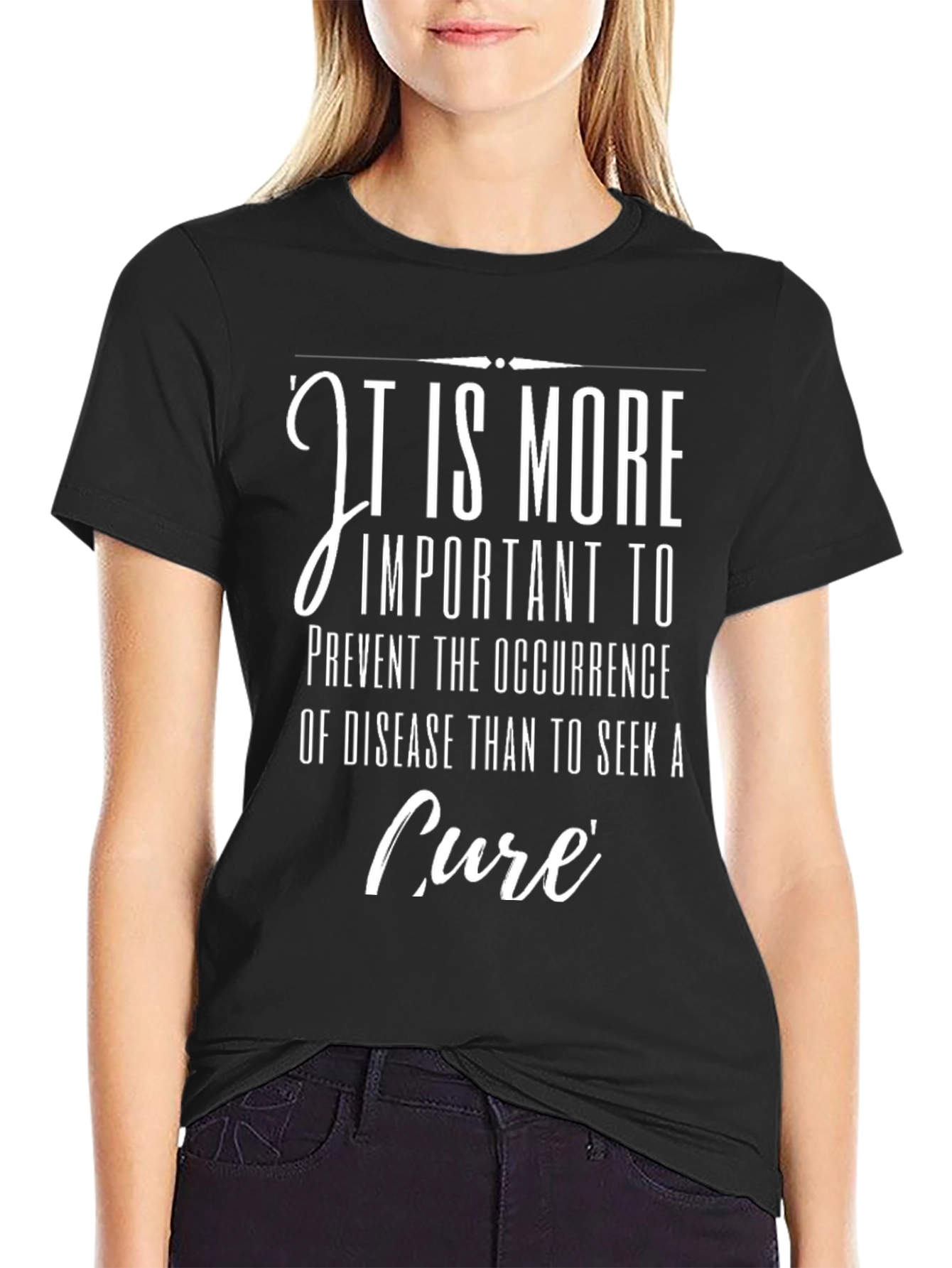 Disease Prevention T-Shirt: Importance of Prevention