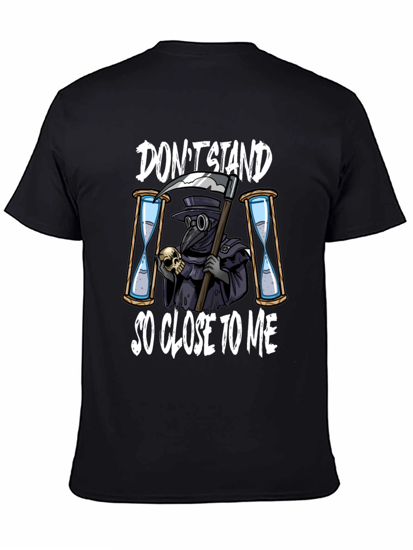 Dont Stand So Close T-Shirt Grim Reaper Design