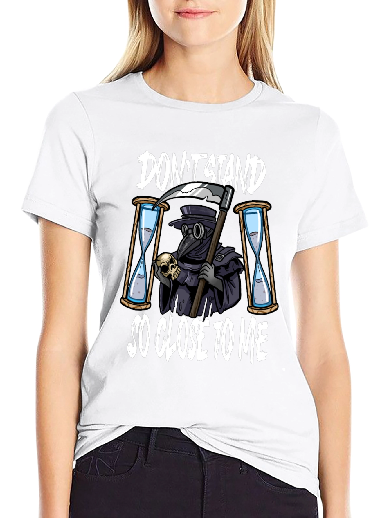 Dont Stand So Close T-Shirt Grim Reaper Design