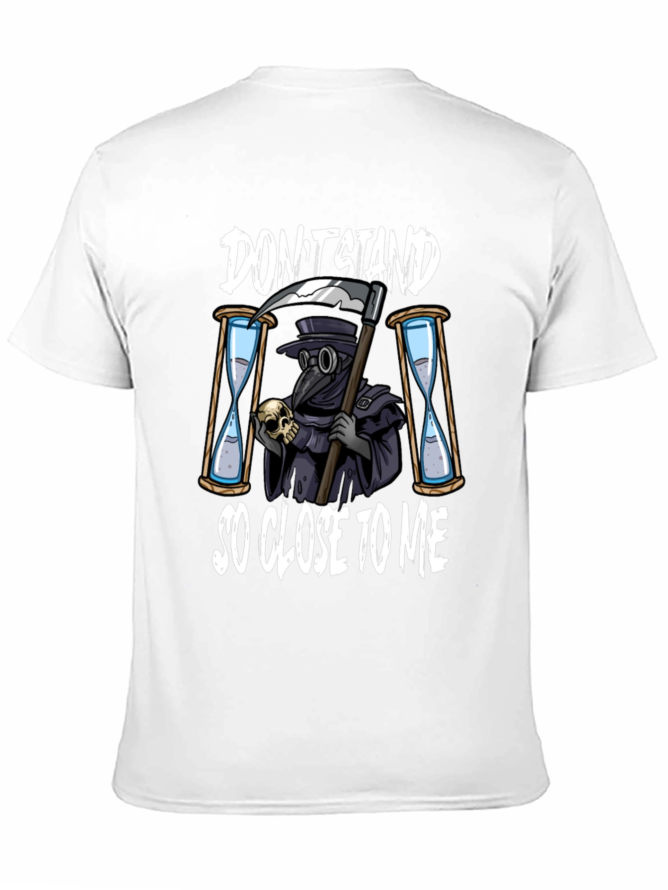 Dont Stand So Close T-Shirt Grim Reaper Design