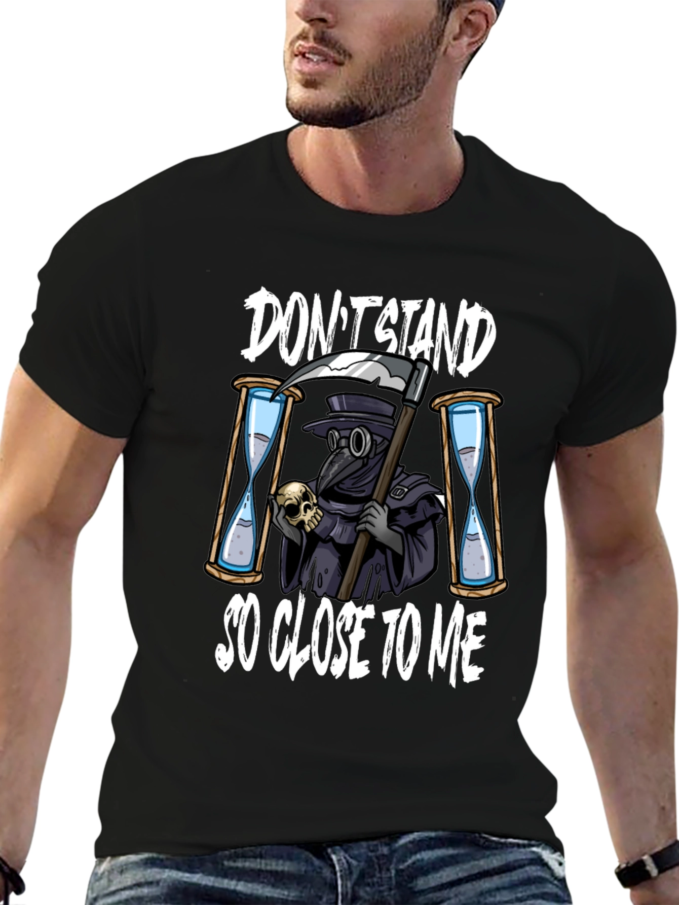 Dont Stand So Close T-Shirt Grim Reaper Design