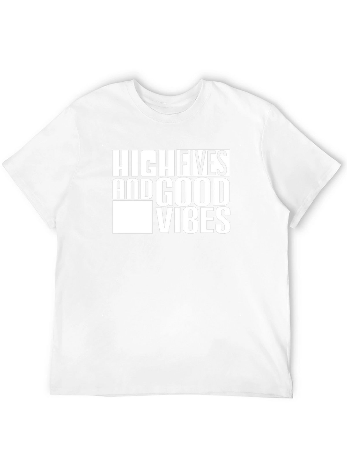 High Fives & Good Vibes Black T-Shirt