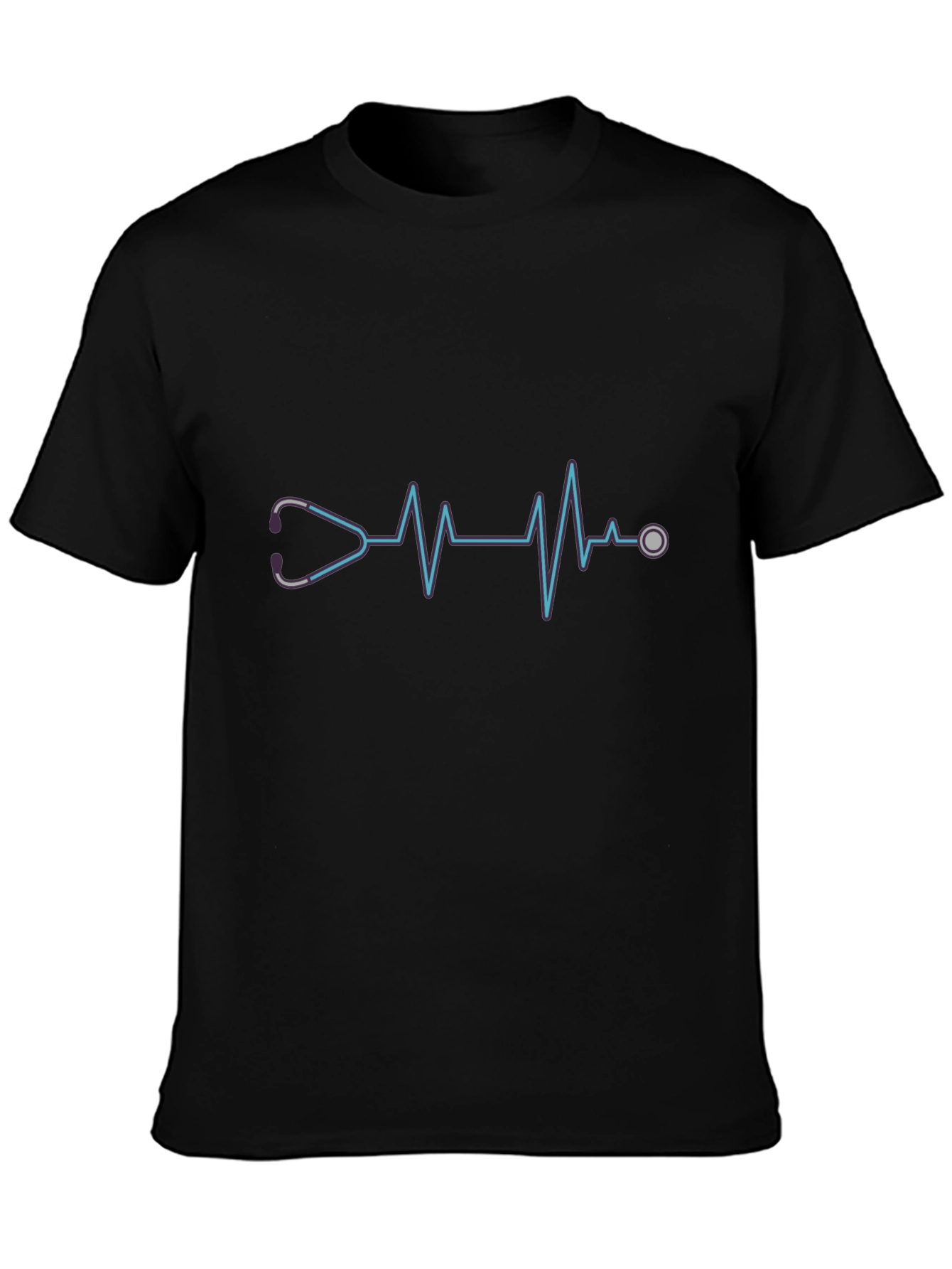 Stethoscope Heartbeat Graphic Tee