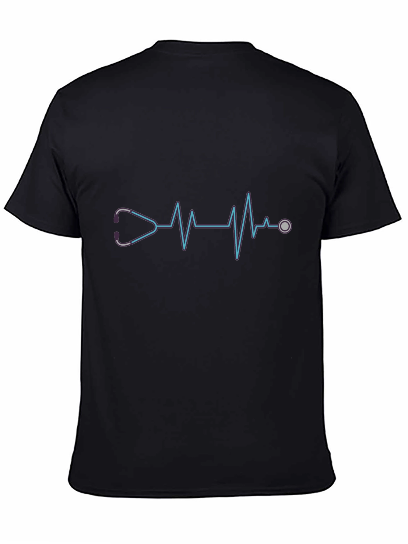 Stethoscope Heartbeat Graphic Tee
