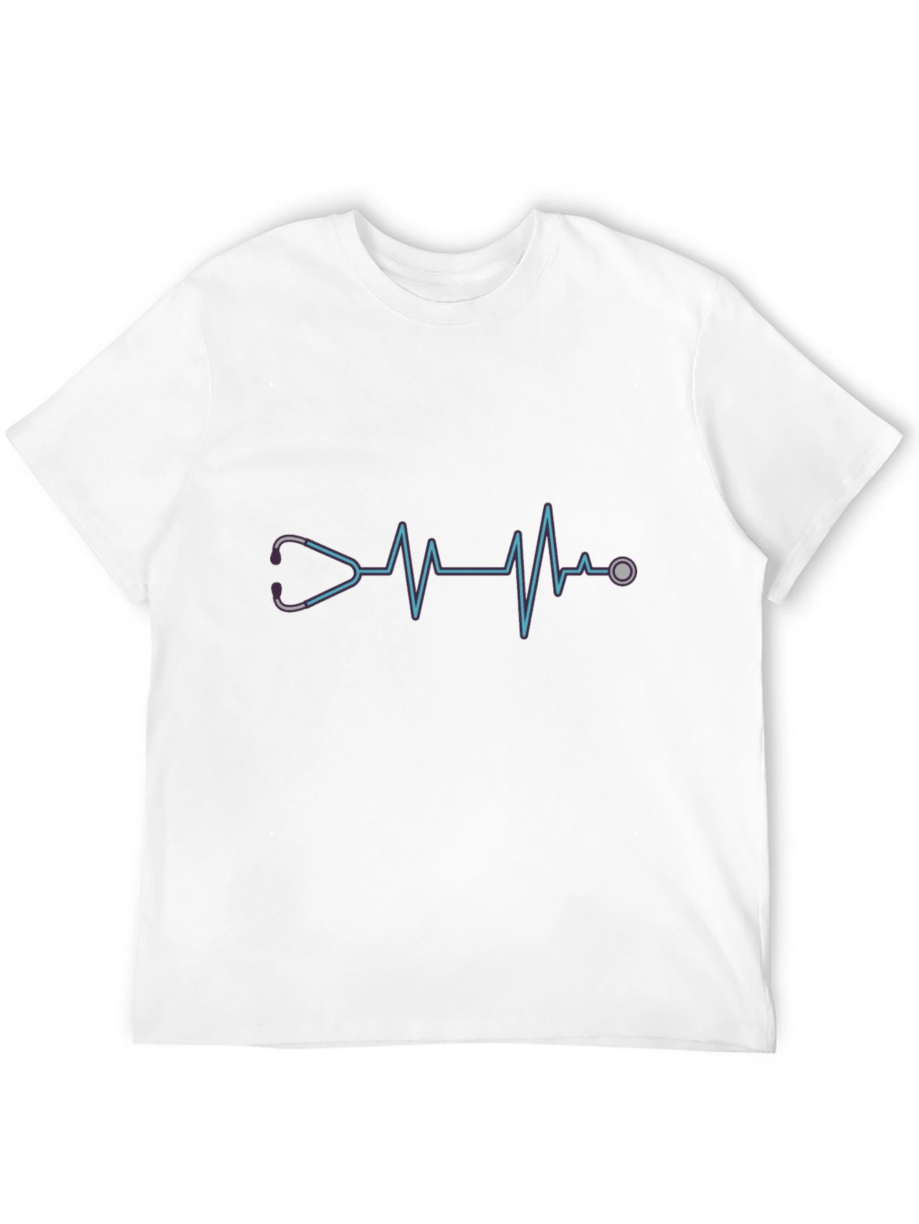 Stethoscope Heartbeat Graphic Tee