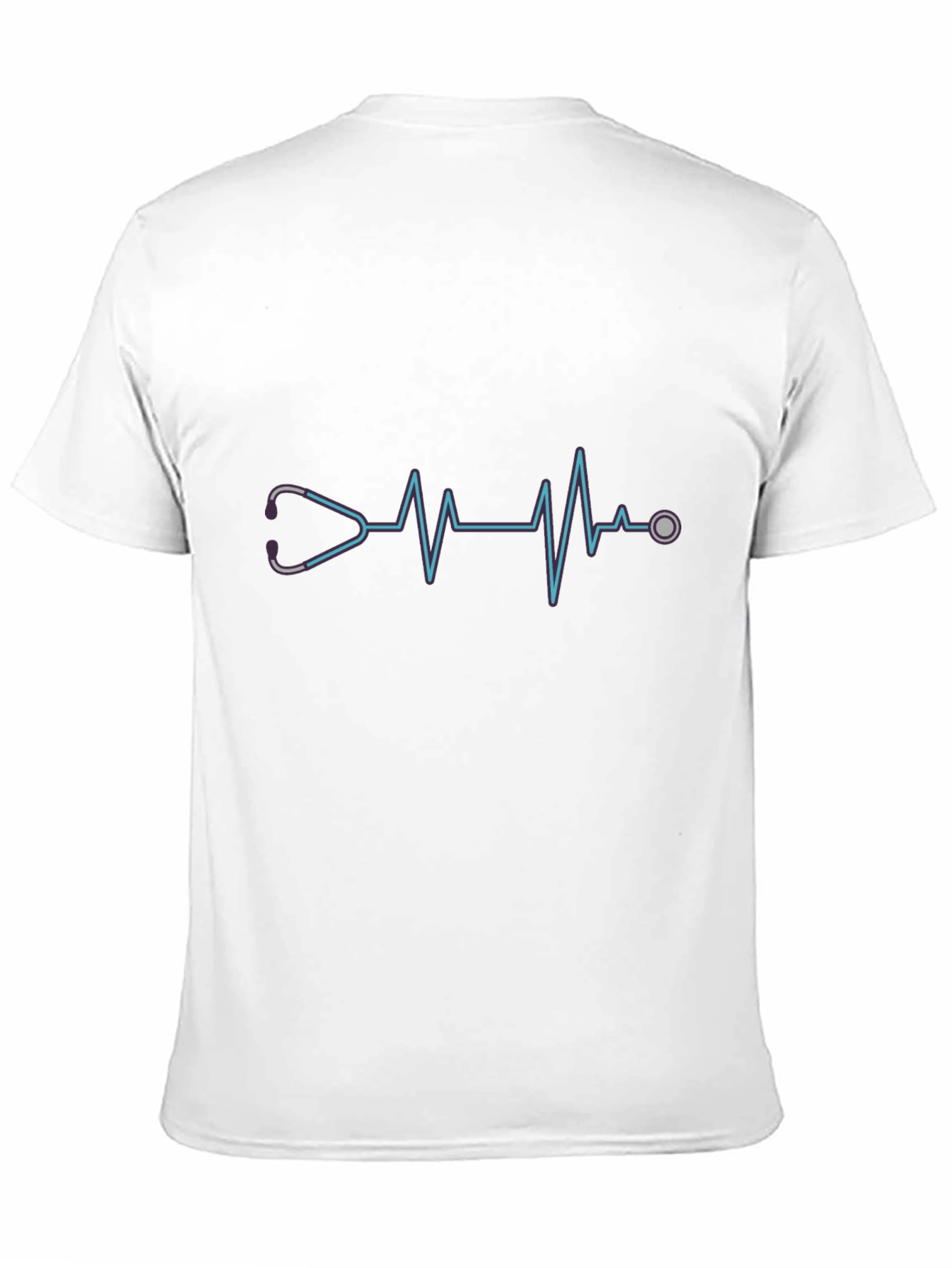 Stethoscope Heartbeat Graphic Tee