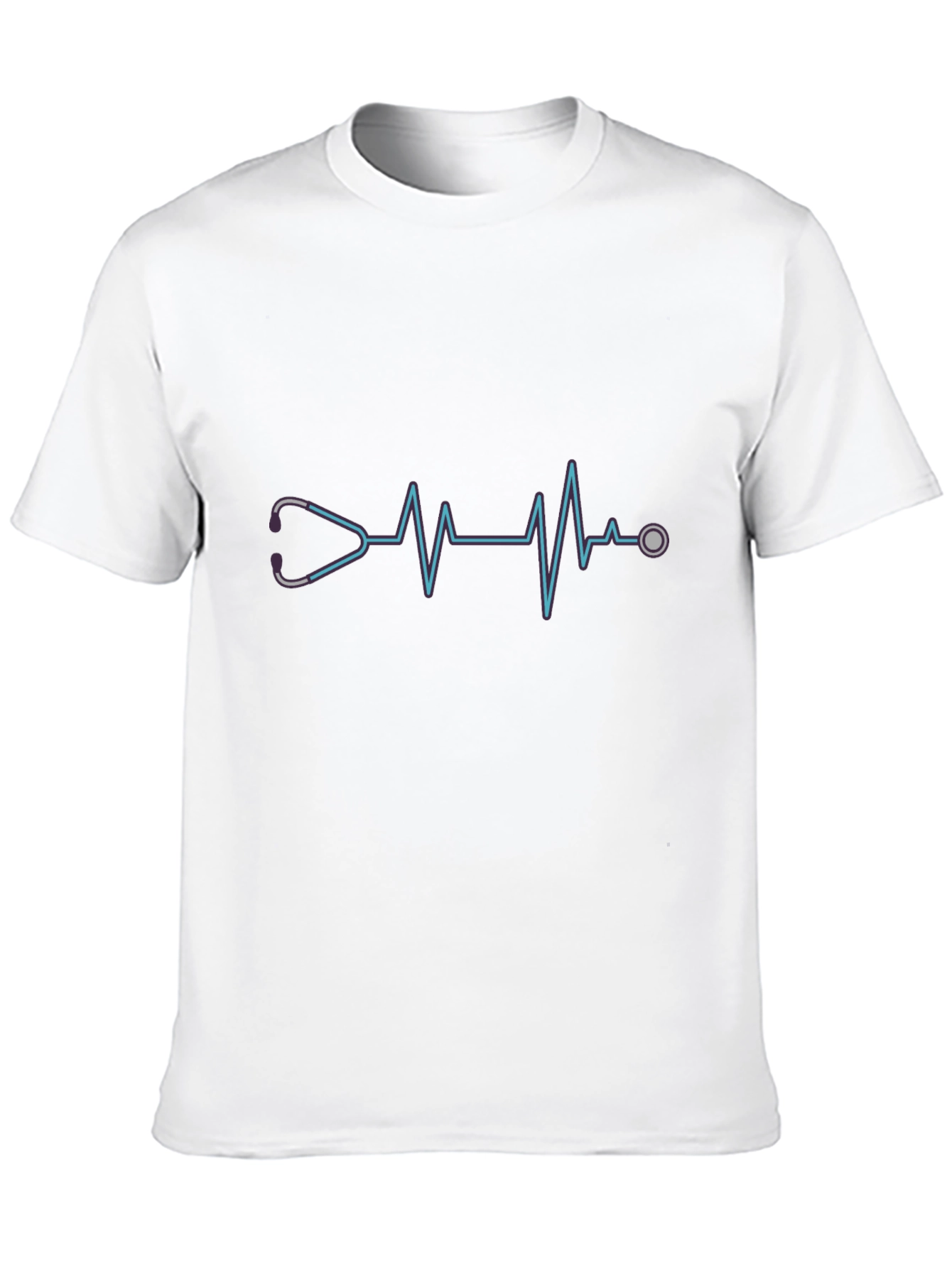 Stethoscope Heartbeat Graphic Tee