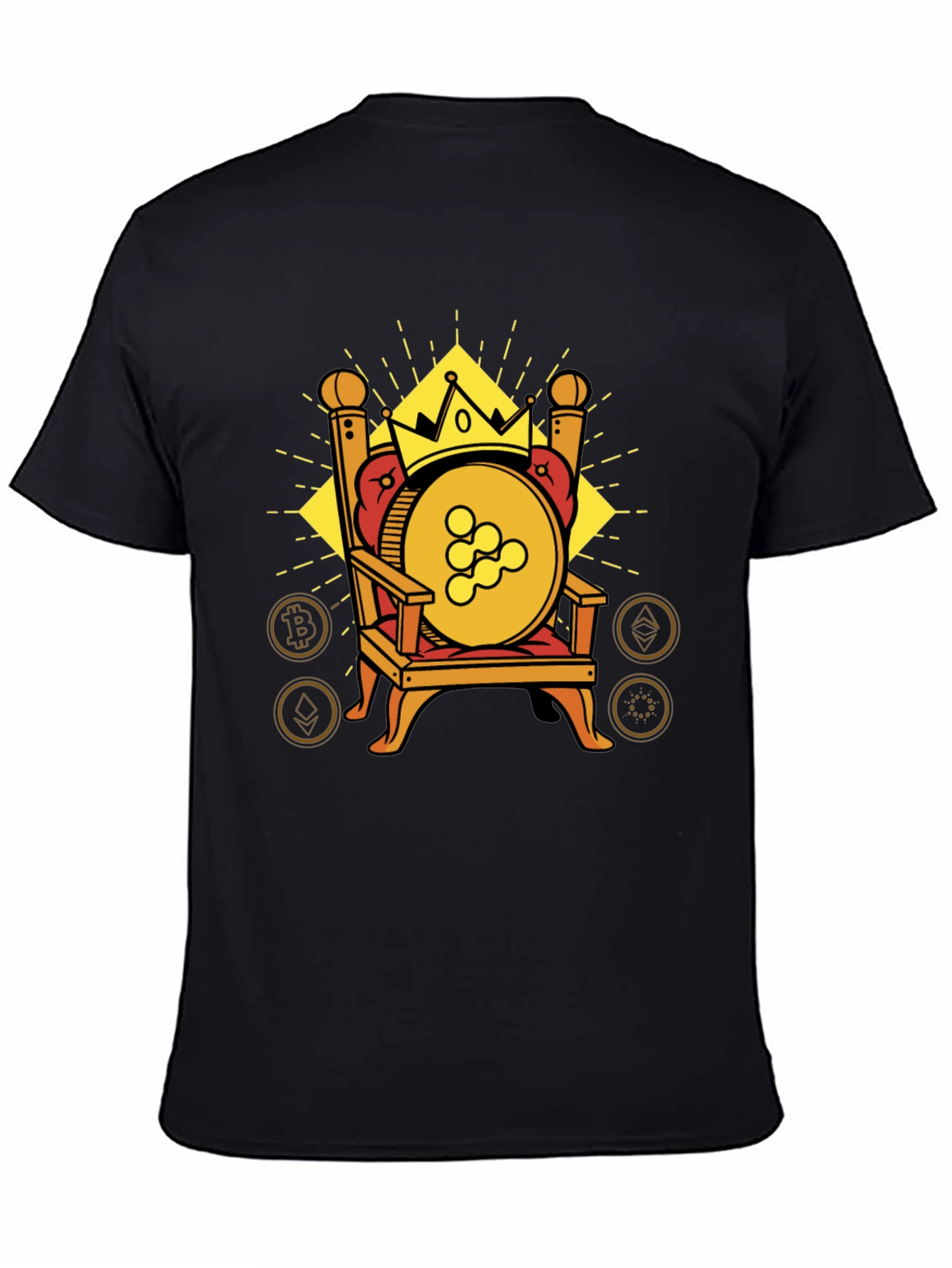 Crypto King T-Shirt: Cardano on Throne