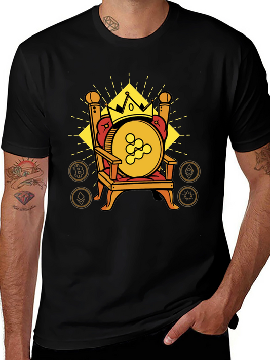 Crypto King T-Shirt: Cardano on Throne