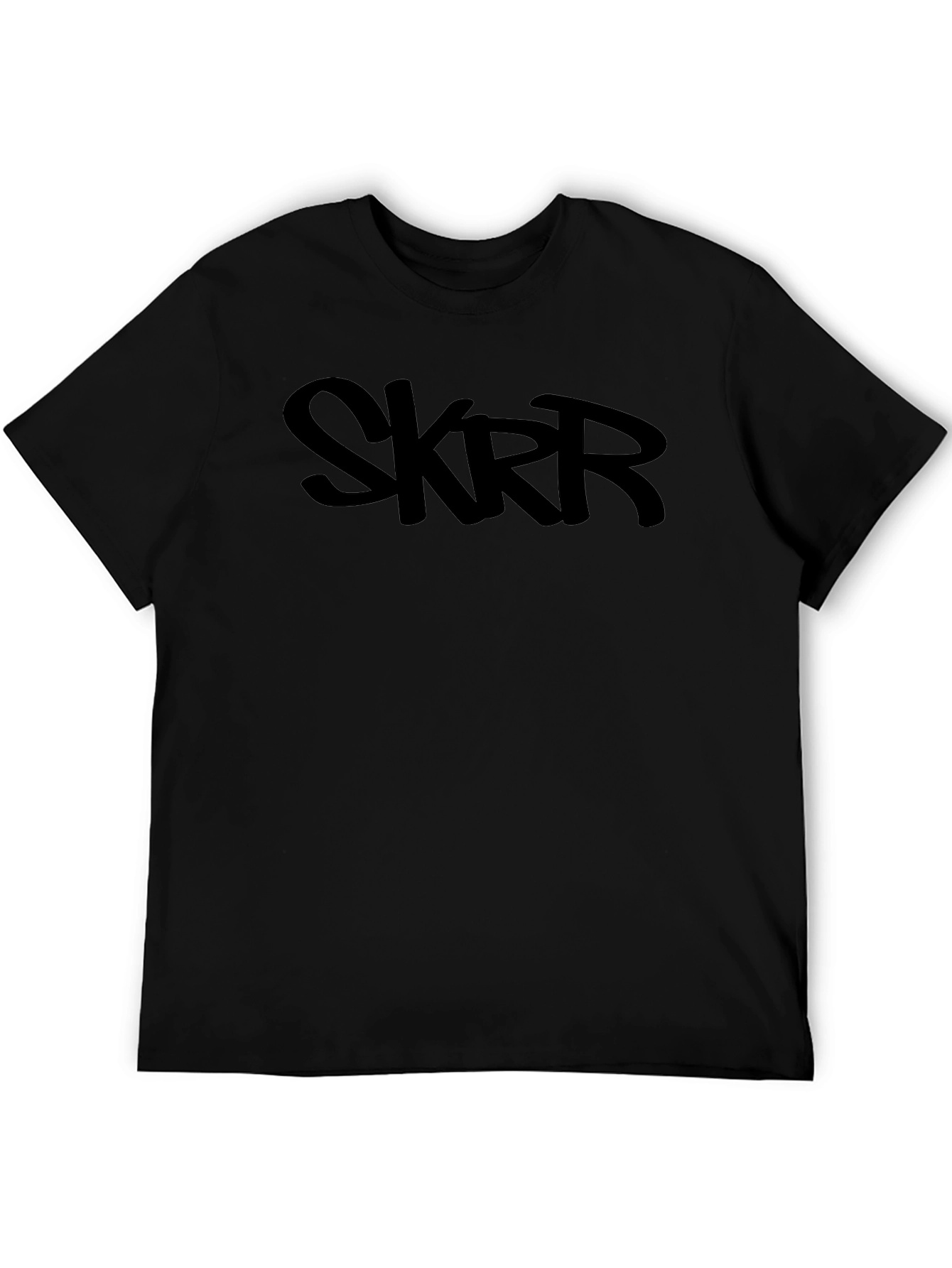 SKRR Mens Short Sleeve T-Shirt - Black