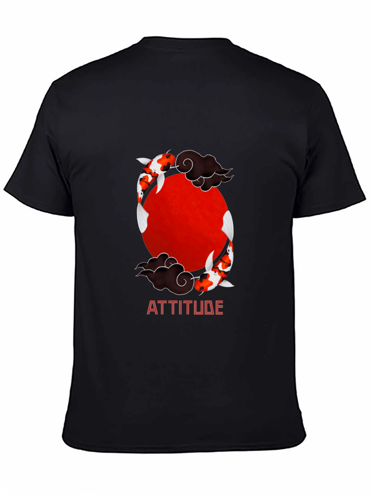 Koi Fish Attitude Graphic T-Shirt