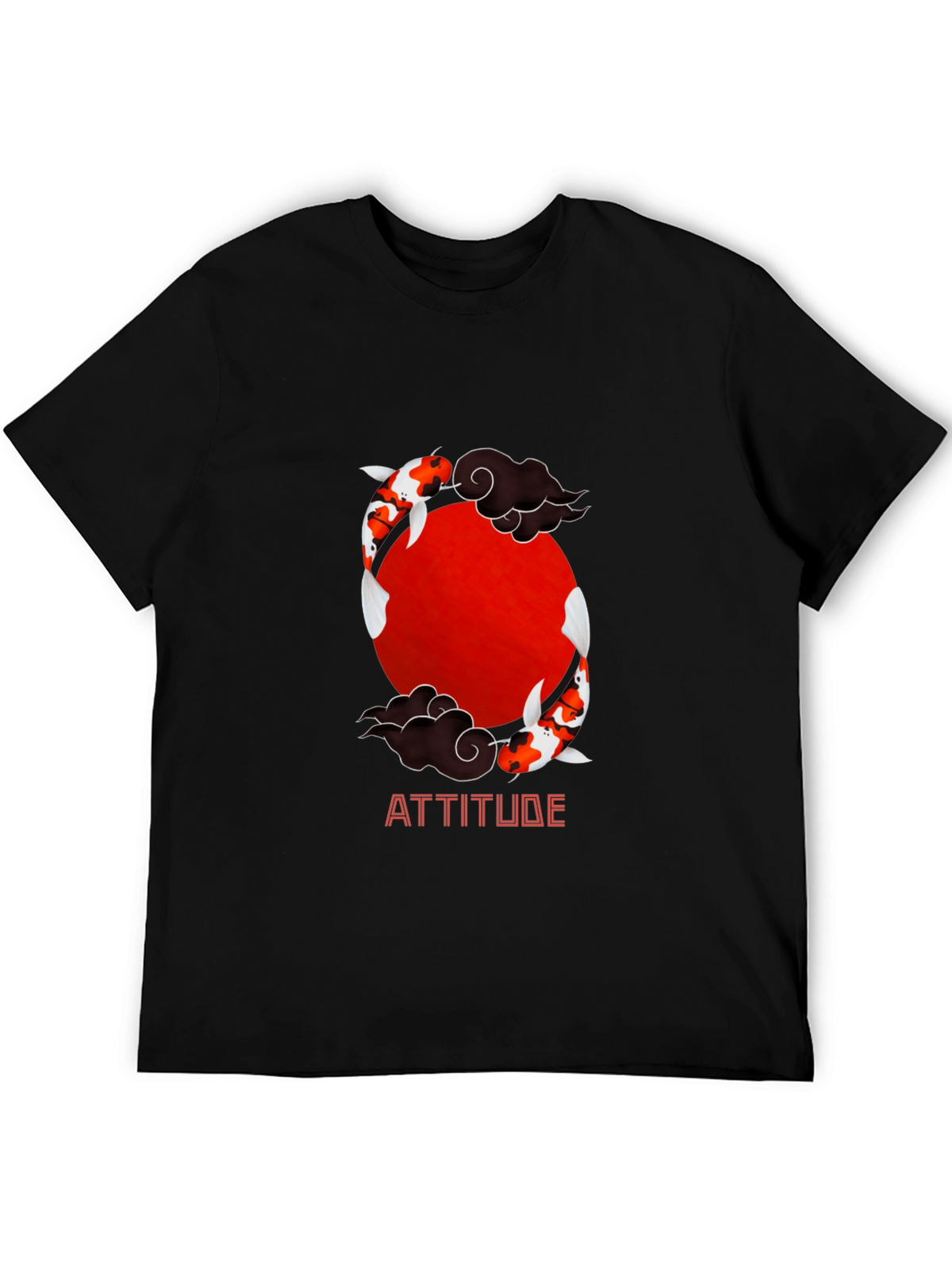 Koi Fish Attitude Graphic T-Shirt