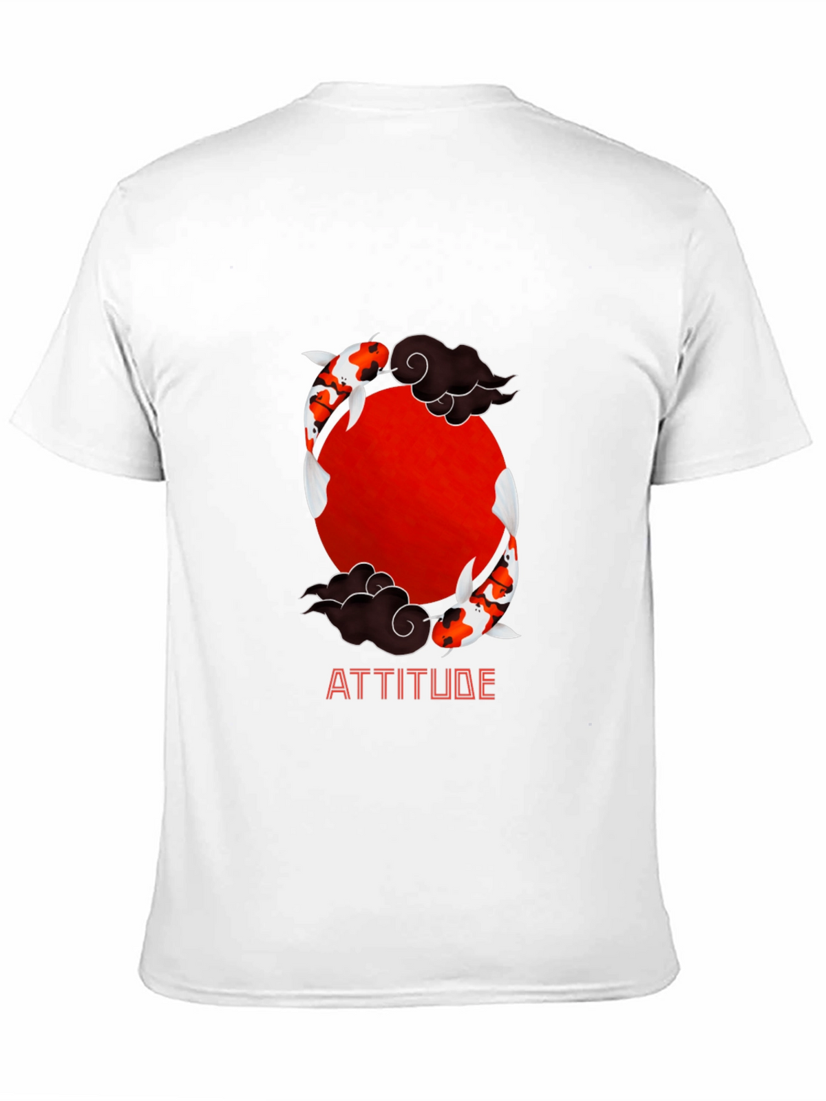 Koi Fish Attitude Graphic T-Shirt