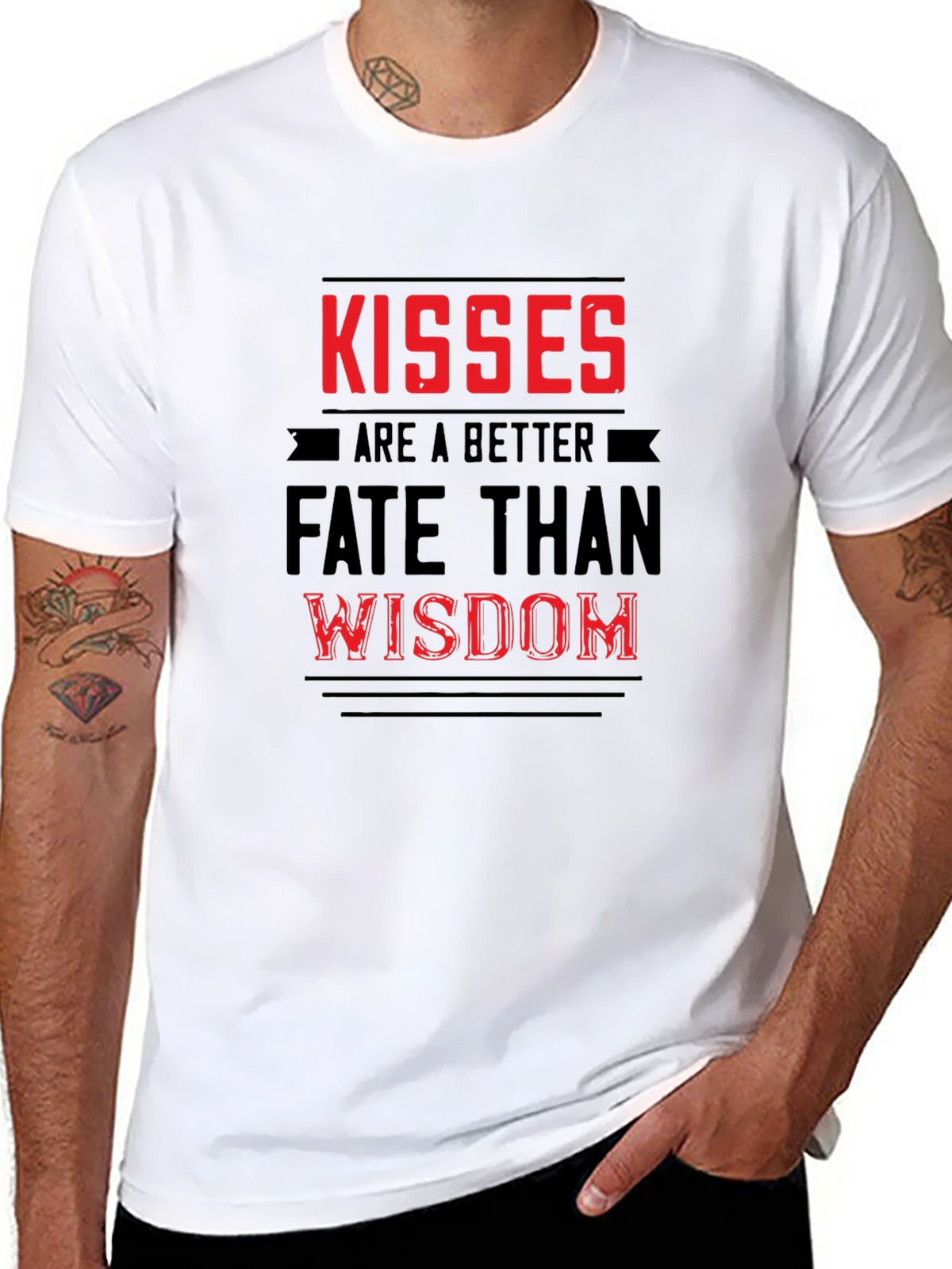 Kisses Are Better Than Wisdom Graphic T-Shirt