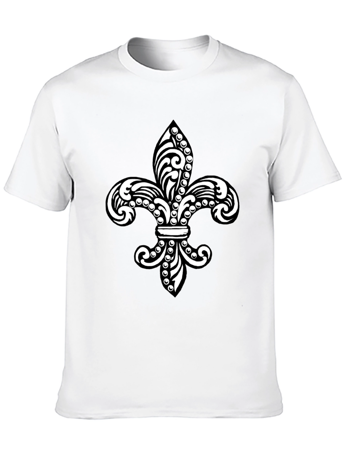 Fleur-de-lis Graphic Black T-Shirt