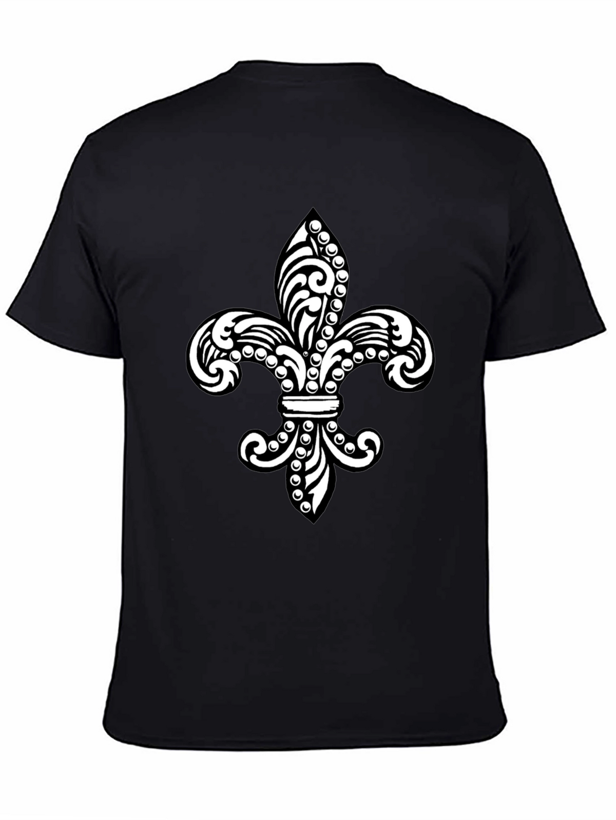 Fleur-de-lis Graphic Black T-Shirt