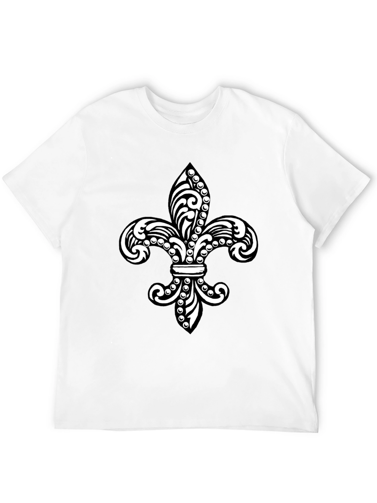 Fleur-de-lis Graphic Black T-Shirt