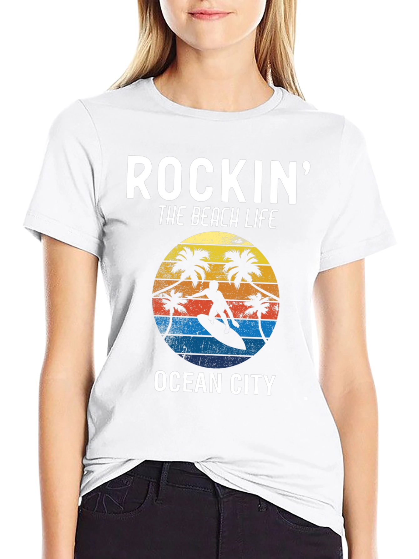 Rockin the Beach Life Tee - Ocean City