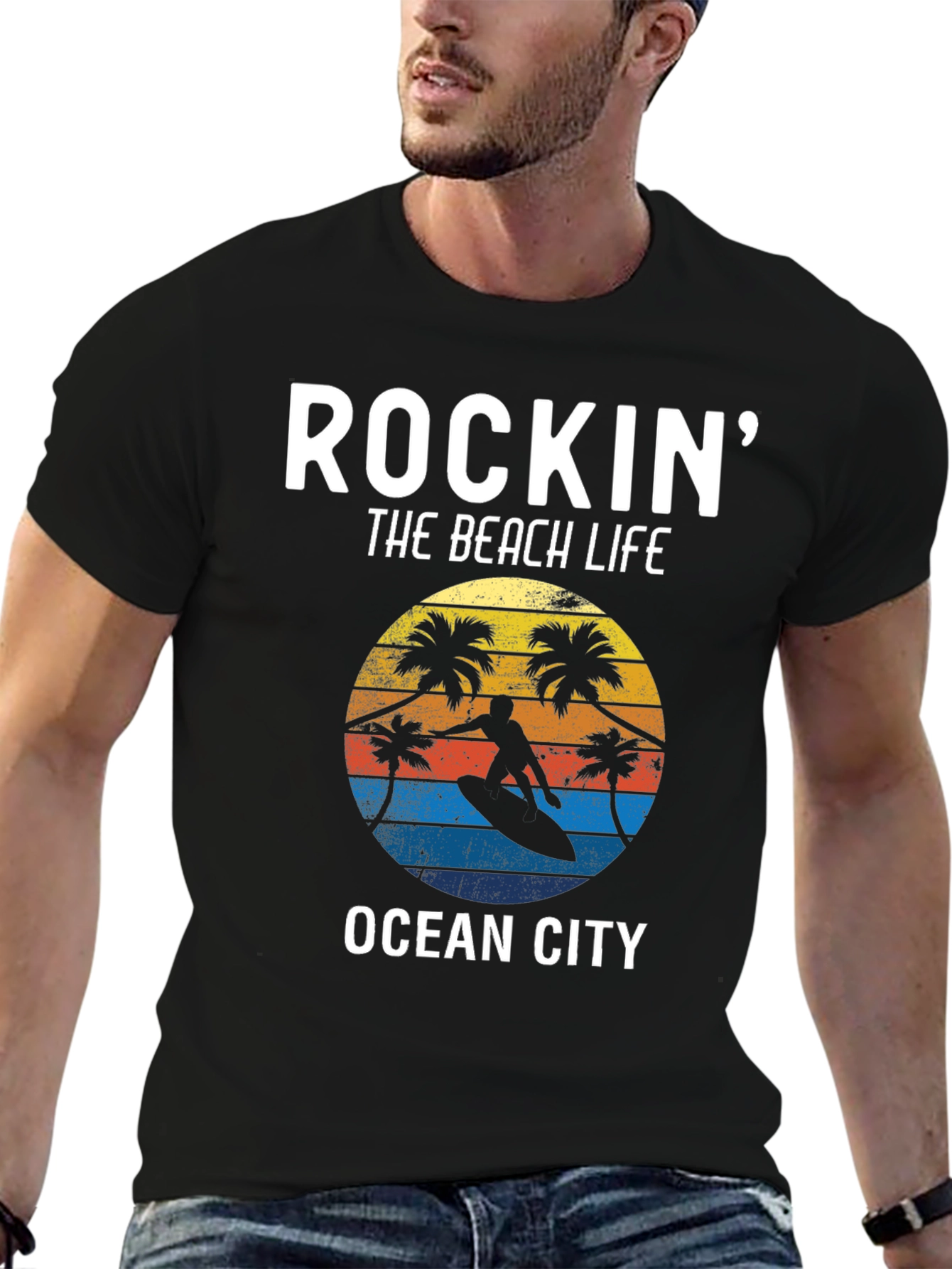 Rockin the Beach Life Tee - Ocean City