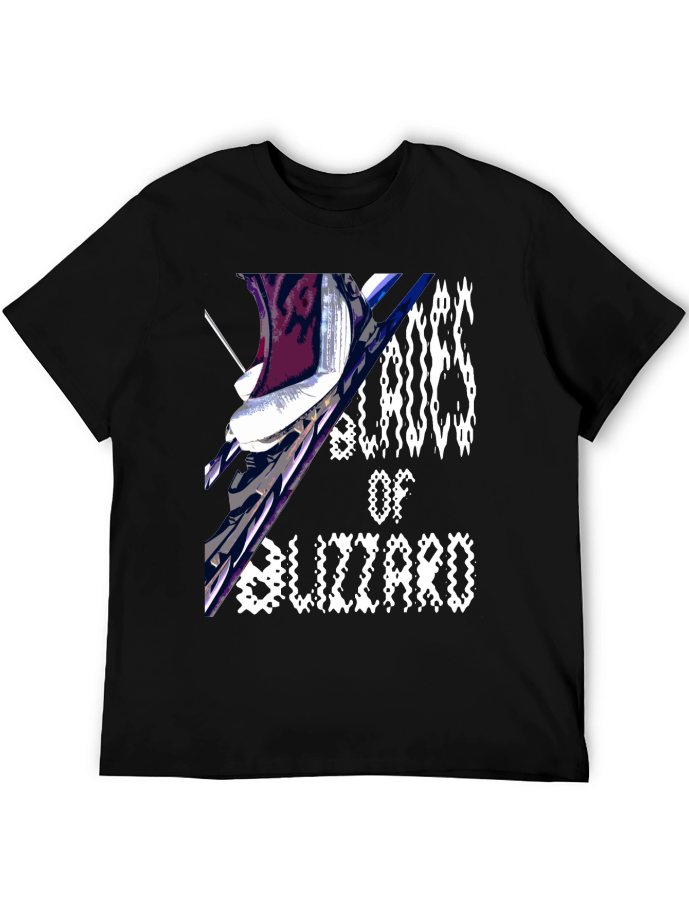 Blades of Blizzard Black Graphic Tee
