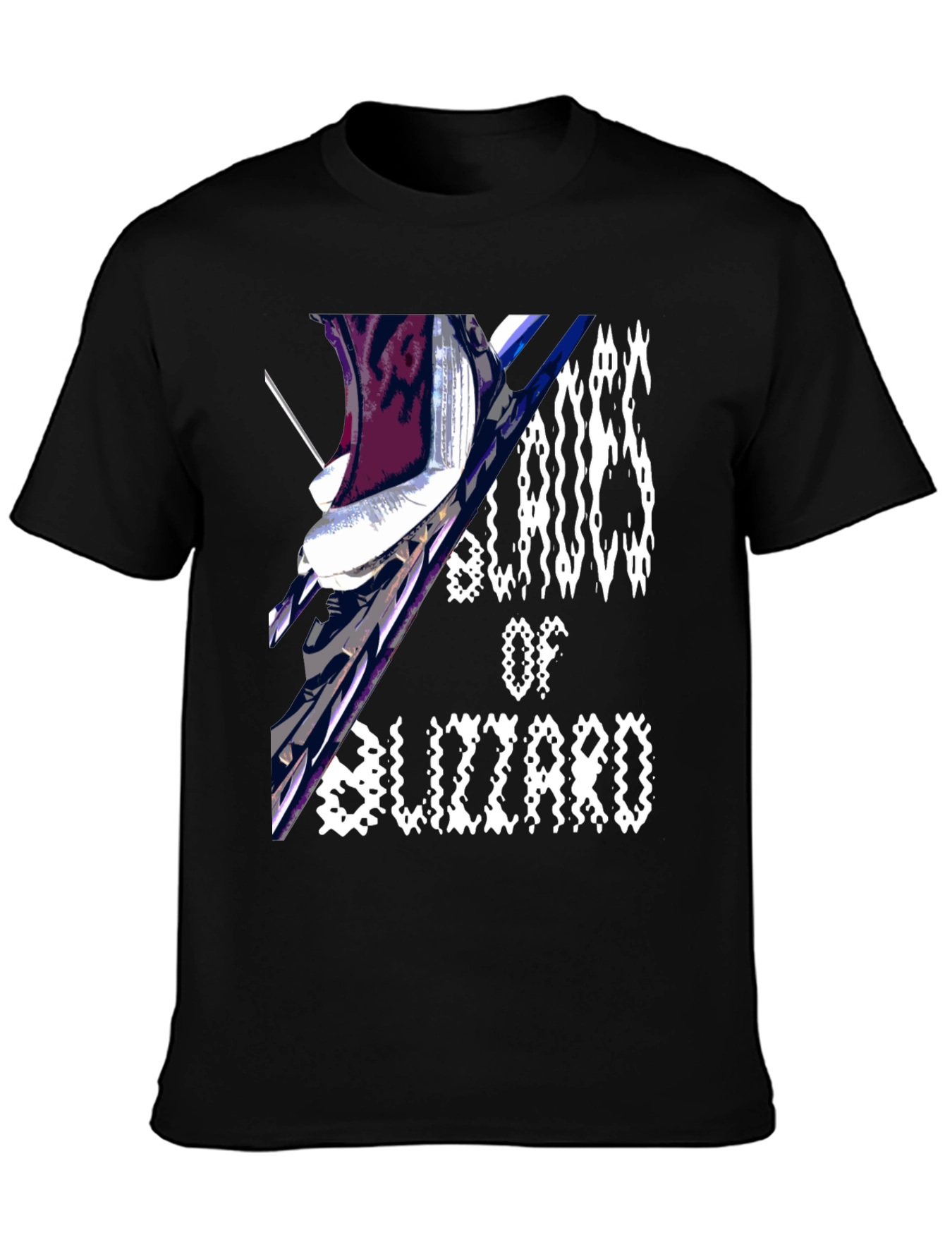 Blades of Blizzard Black Graphic Tee