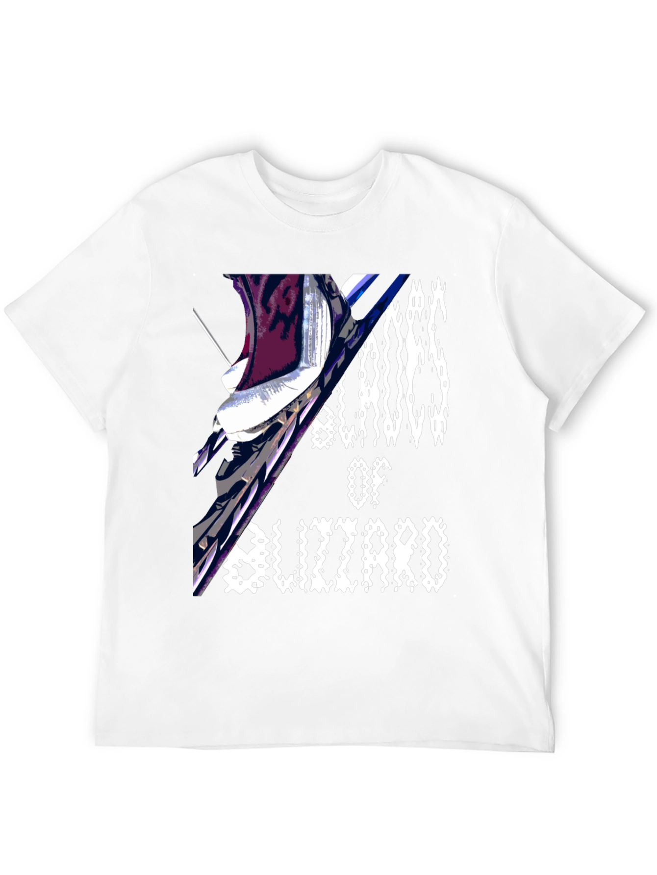 Blades of Blizzard Black Graphic Tee