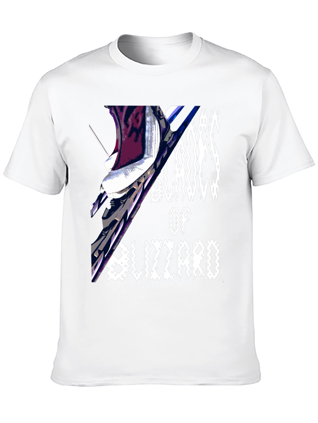 Blades of Blizzard Black Graphic Tee