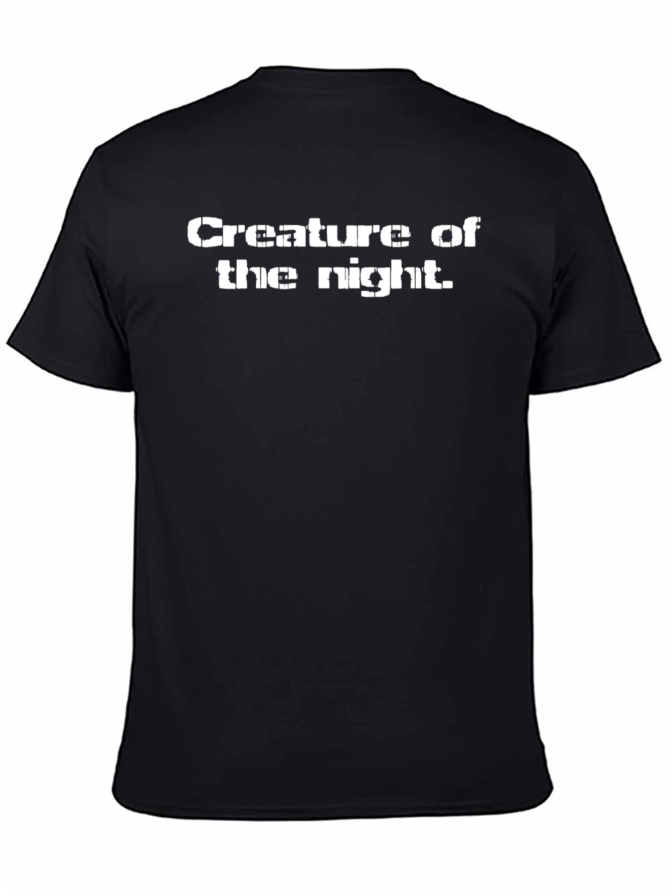 Creature of the Night Black Graphic Tee