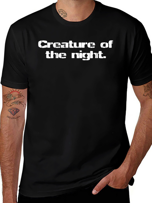 Creature of the Night Black Graphic Tee