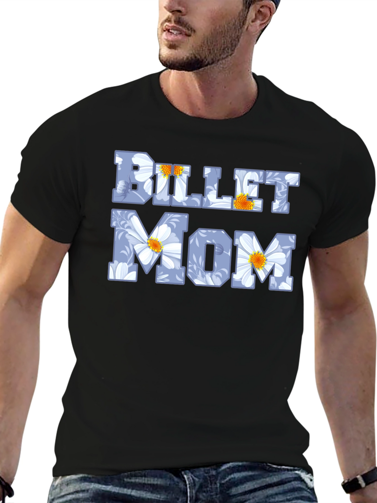 Billet Mom Floral Graphic Tee