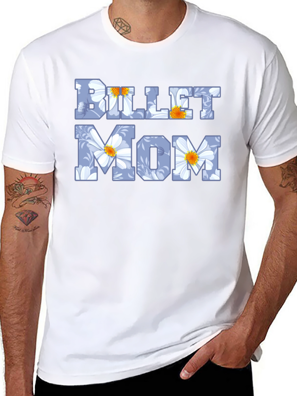 Billet Mom Floral Graphic Tee