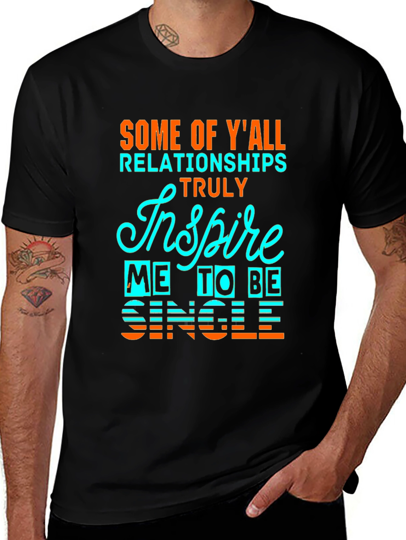 Inspire Me To Be Single Graphic Tee