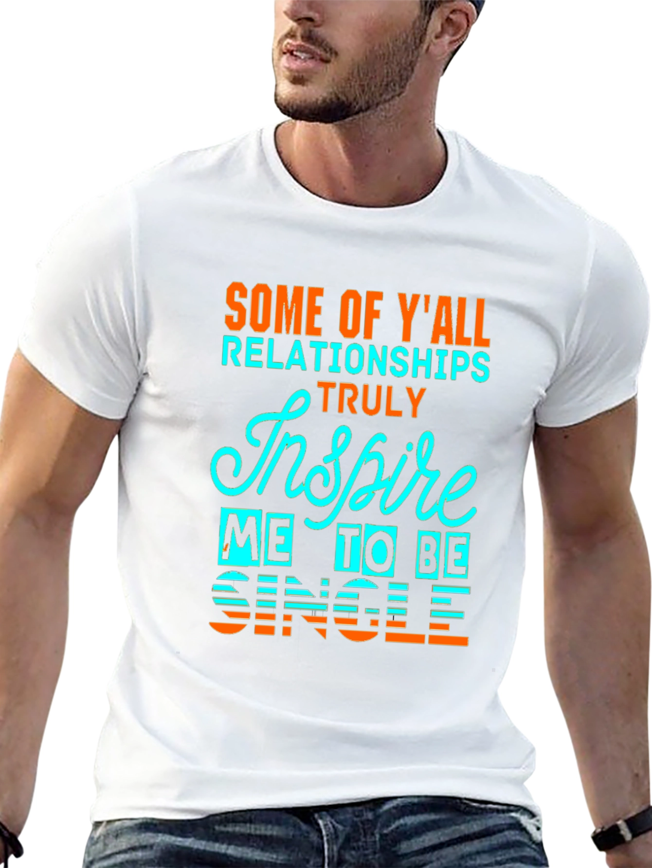 Inspire Me To Be Single Graphic Tee