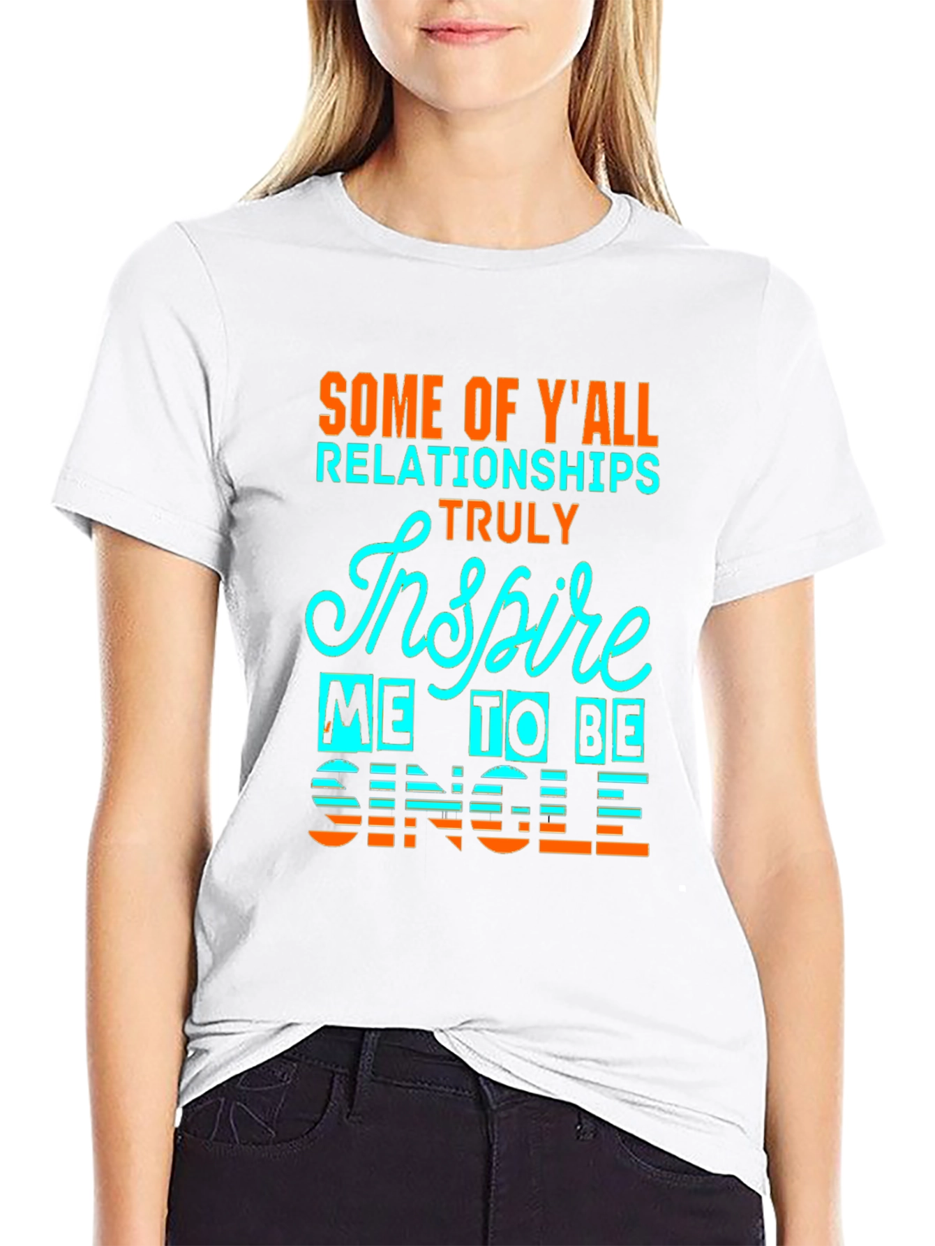 Inspire Me To Be Single Graphic Tee