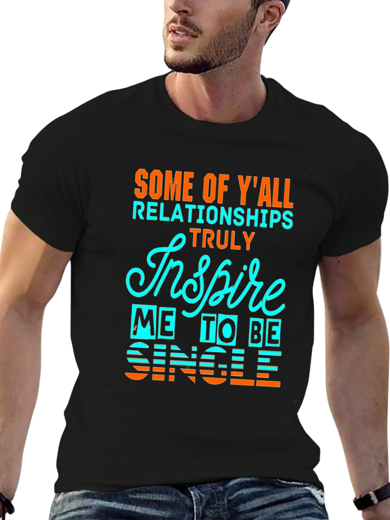 Inspire Me To Be Single Graphic Tee
