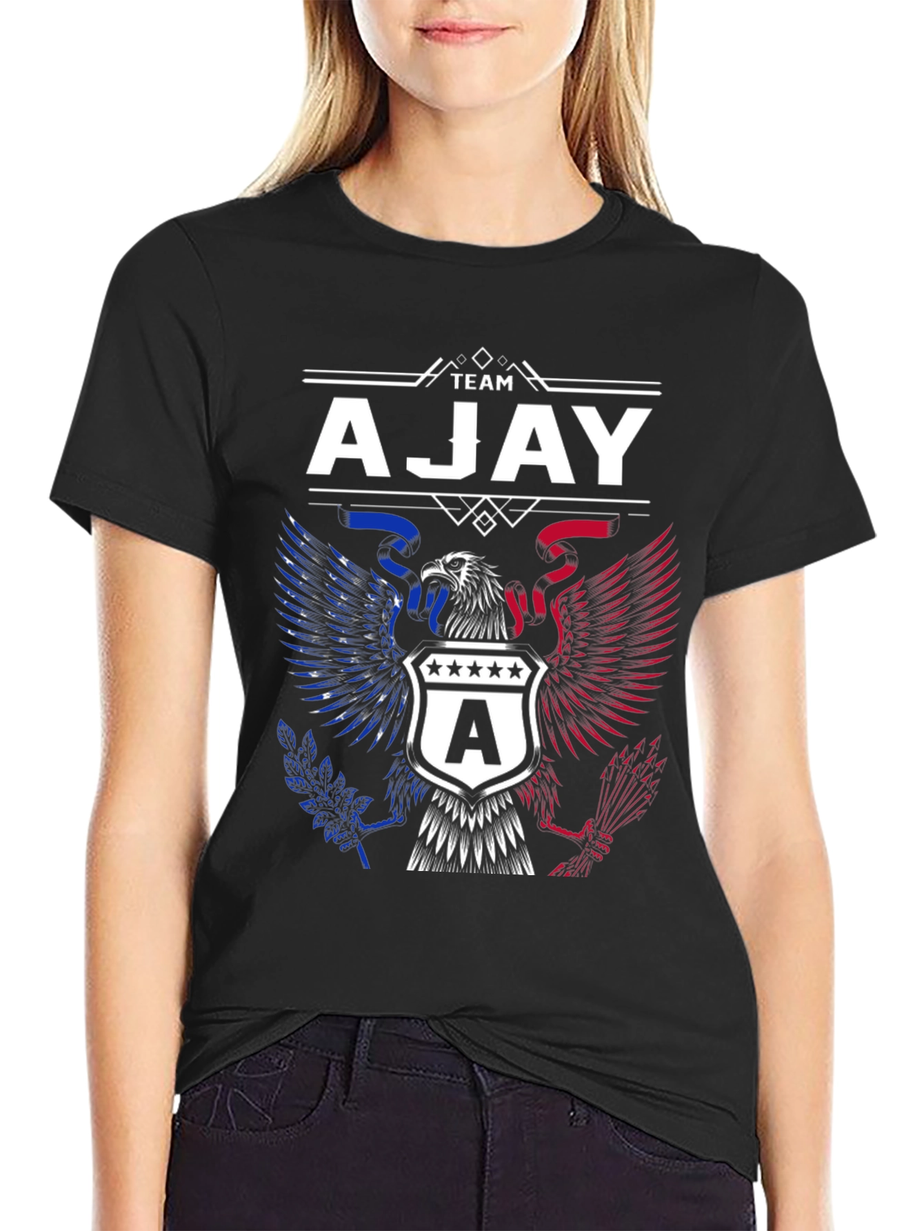 Team Ajay Patriotic Eagle T-Shirt