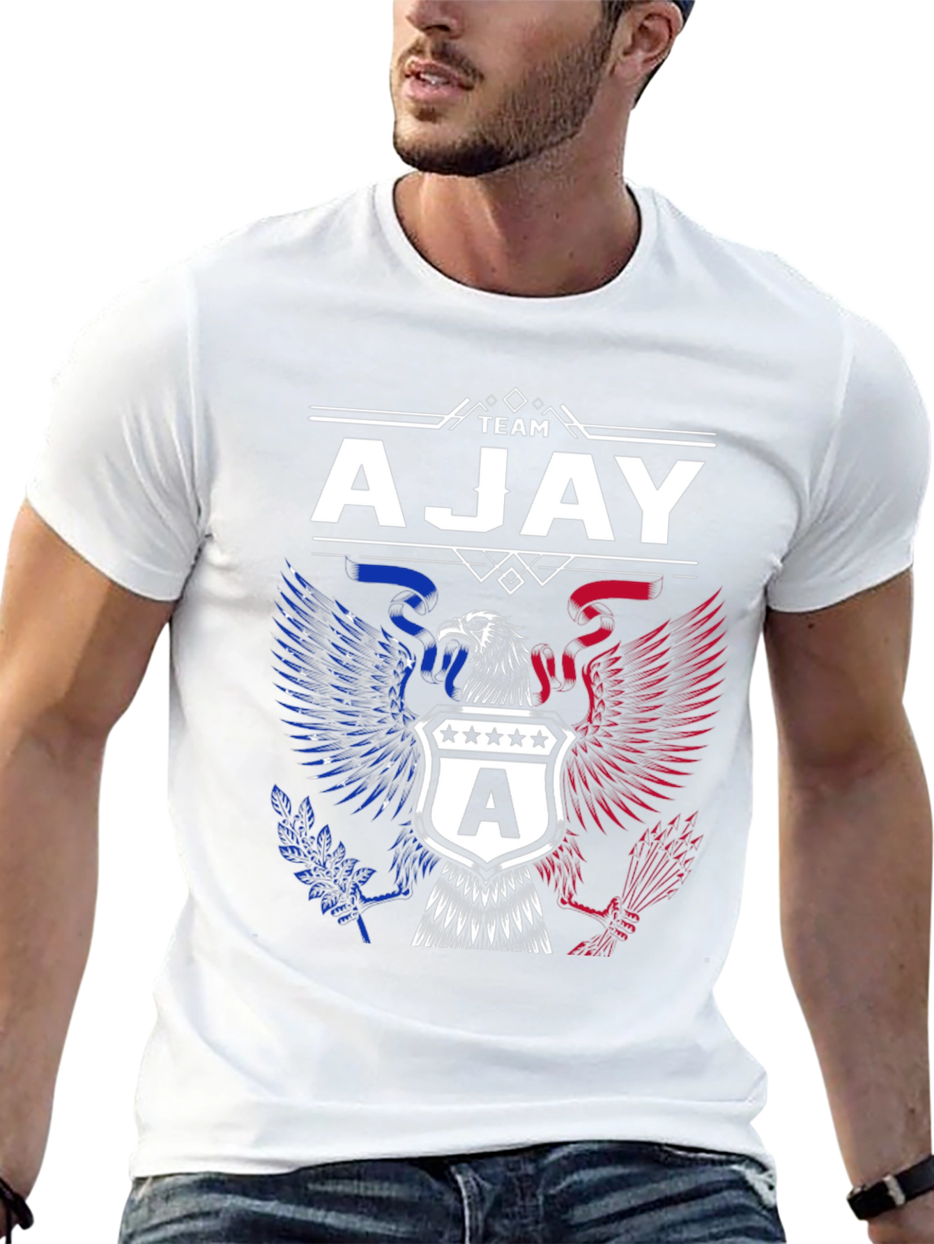 Team Ajay Patriotic Eagle T-Shirt