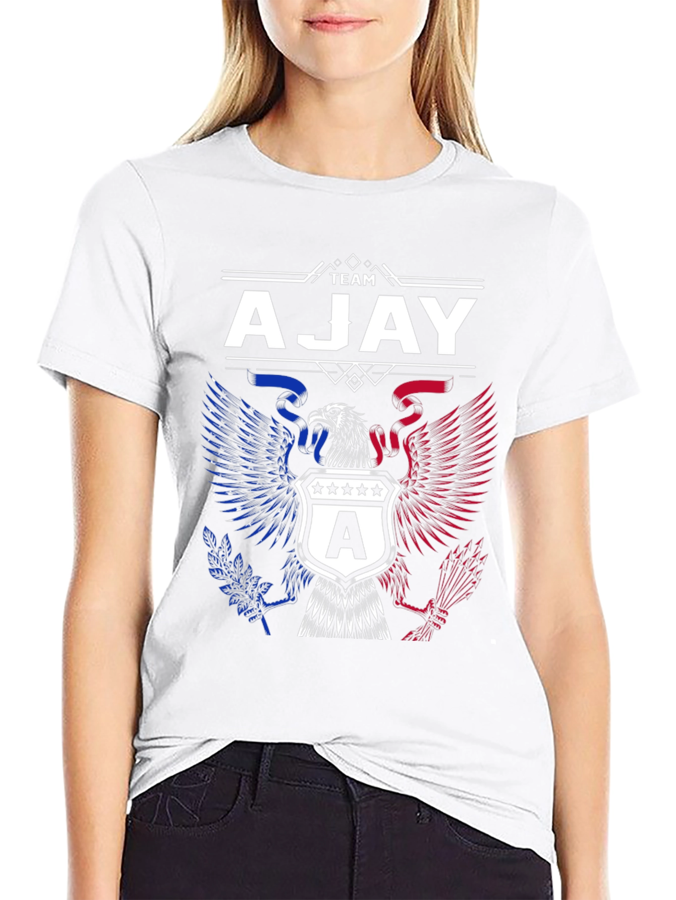 Team Ajay Patriotic Eagle T-Shirt