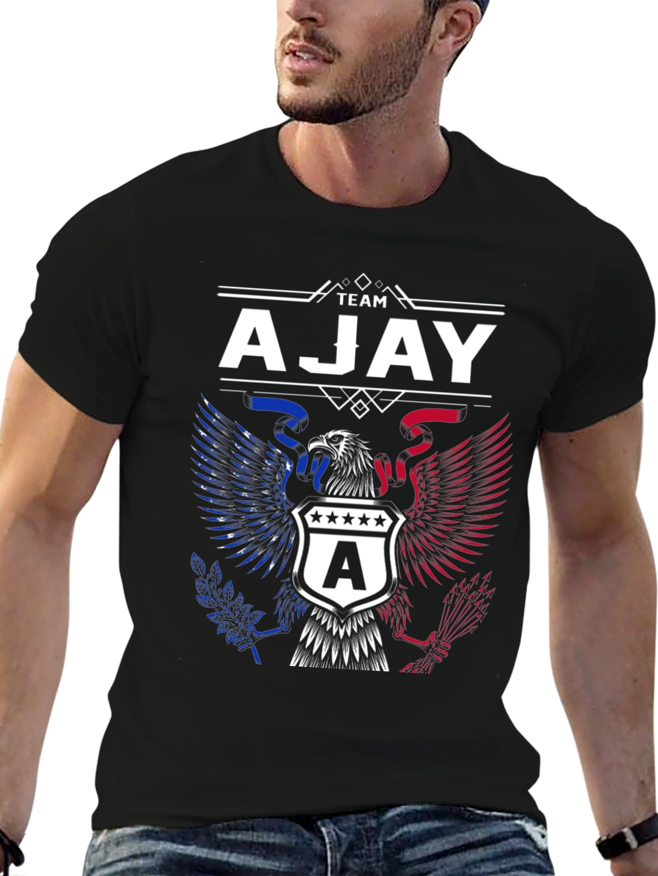 Team Ajay Patriotic Eagle T-Shirt