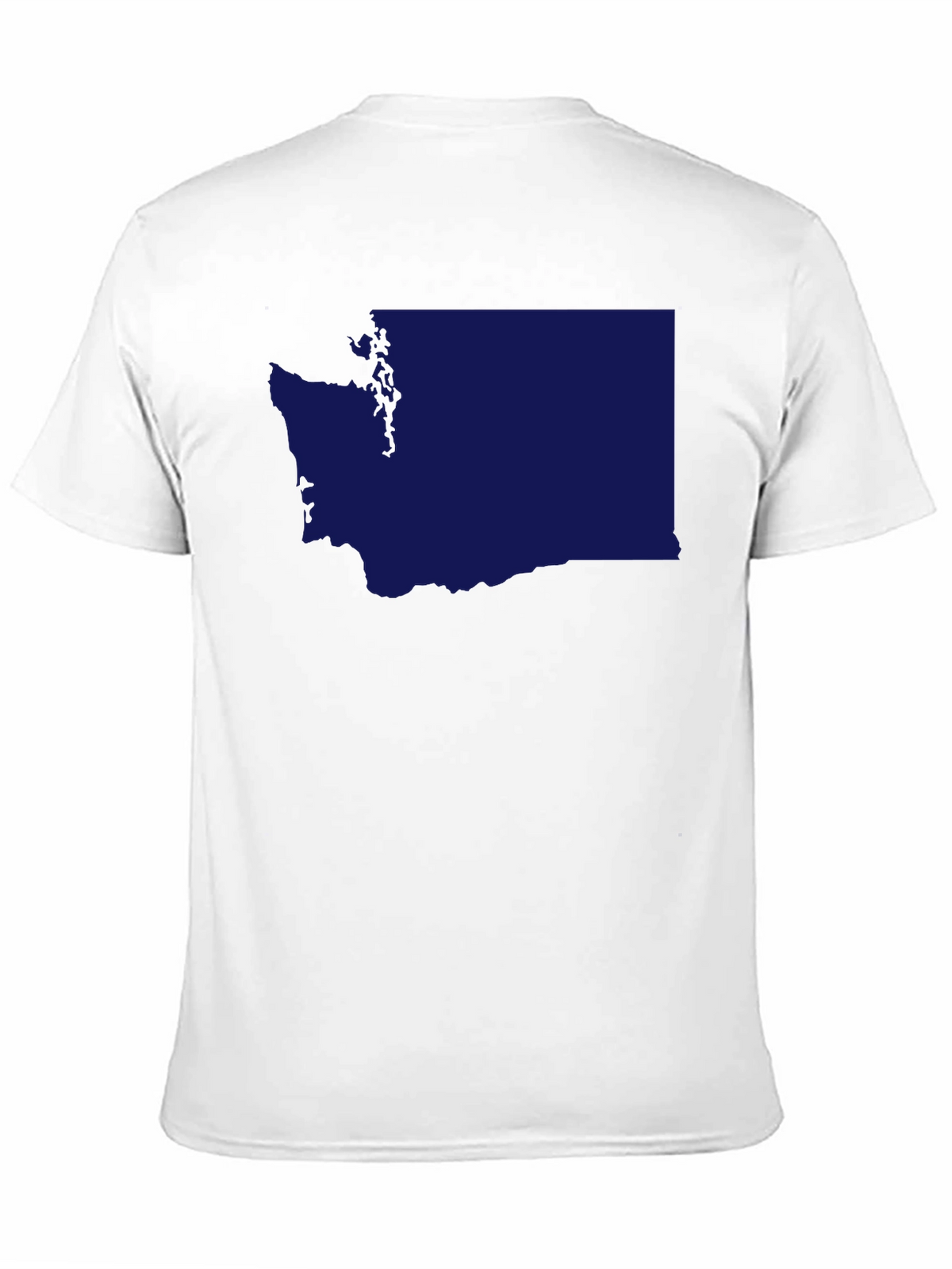Washington State Outline Graphic Tee - Black