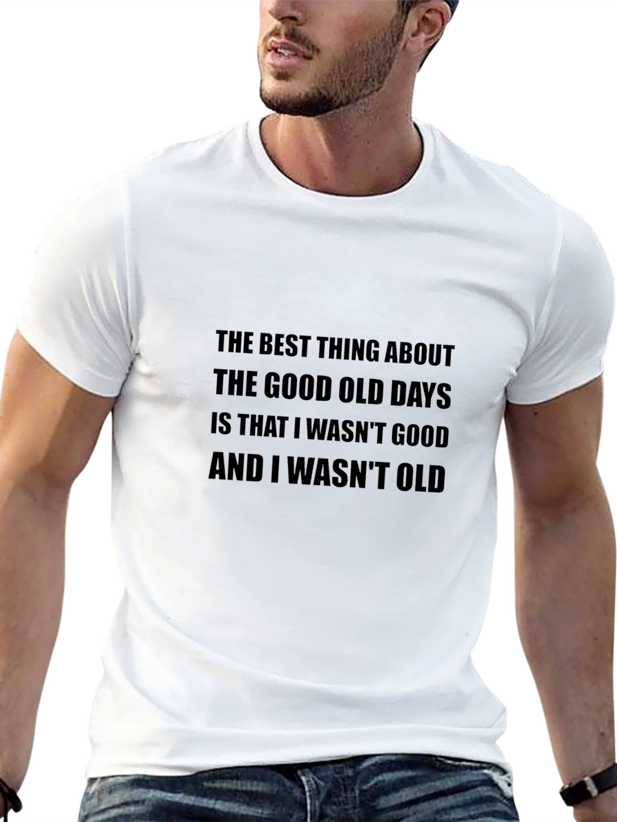Funny Good Old Days Graphic T-Shirt
