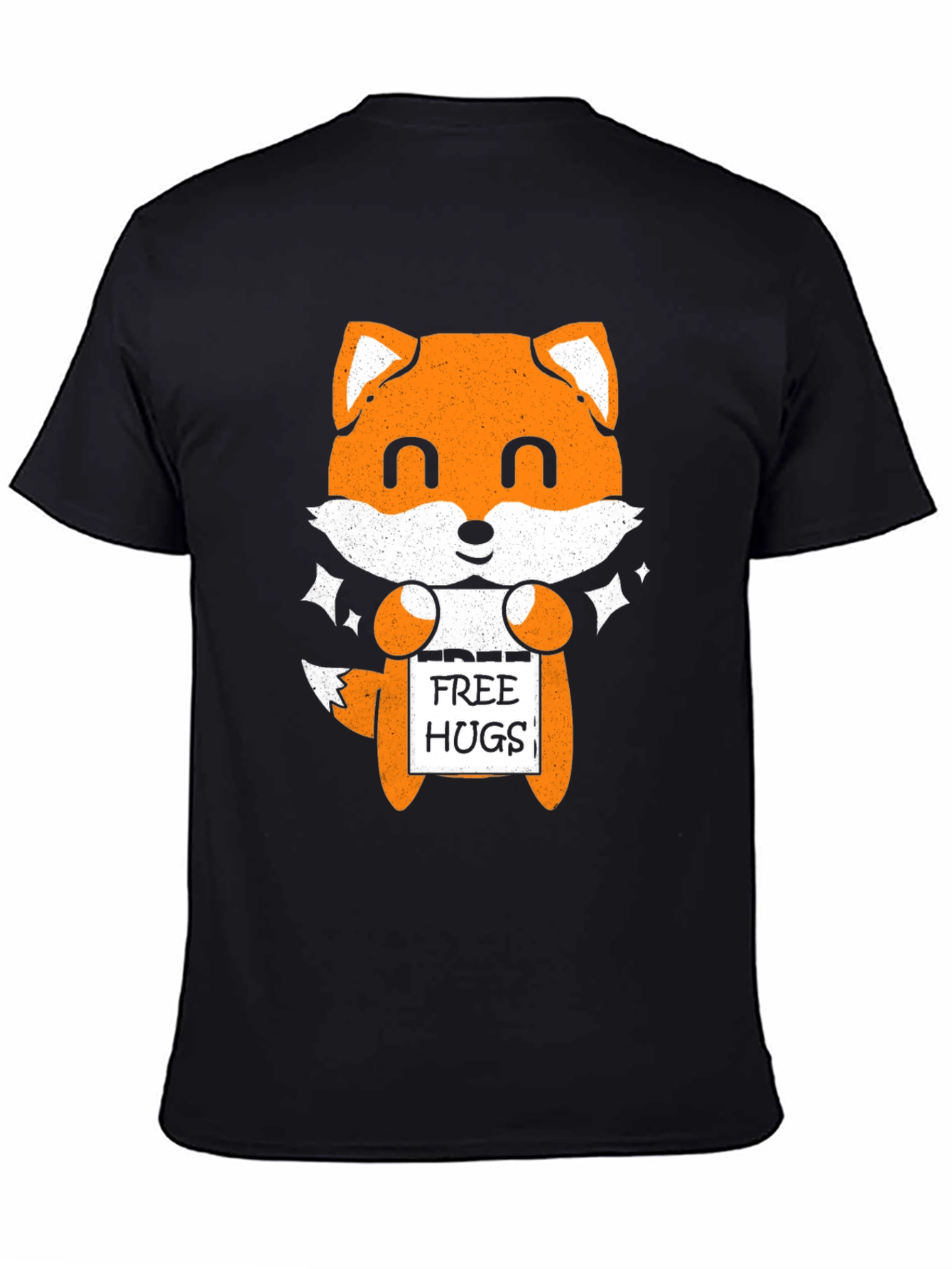 Cute Fox Free Hugs Graphic T-Shirt