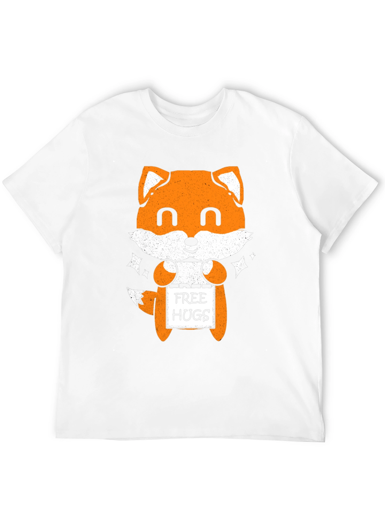 Cute Fox Free Hugs Graphic T-Shirt