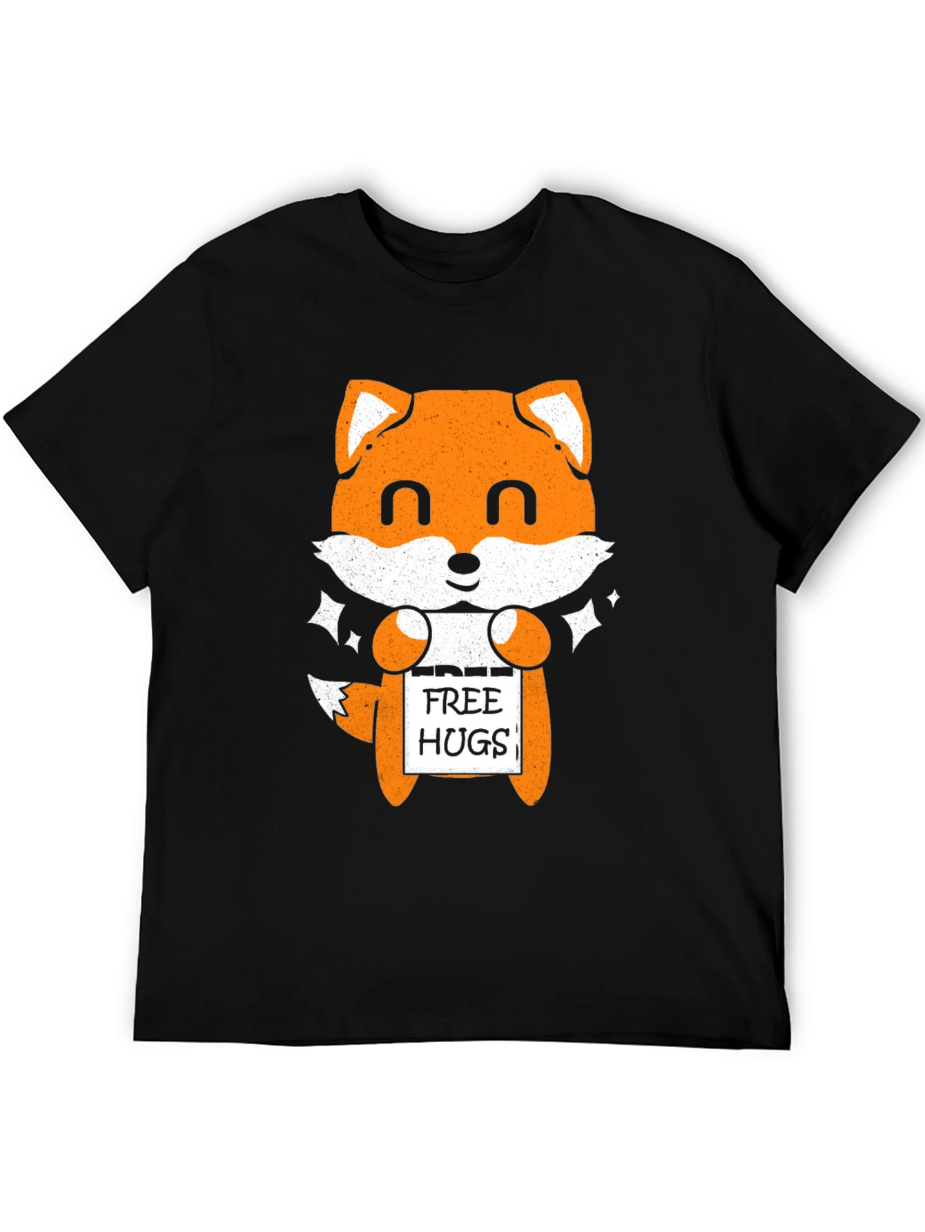 Cute Fox Free Hugs Graphic T-Shirt